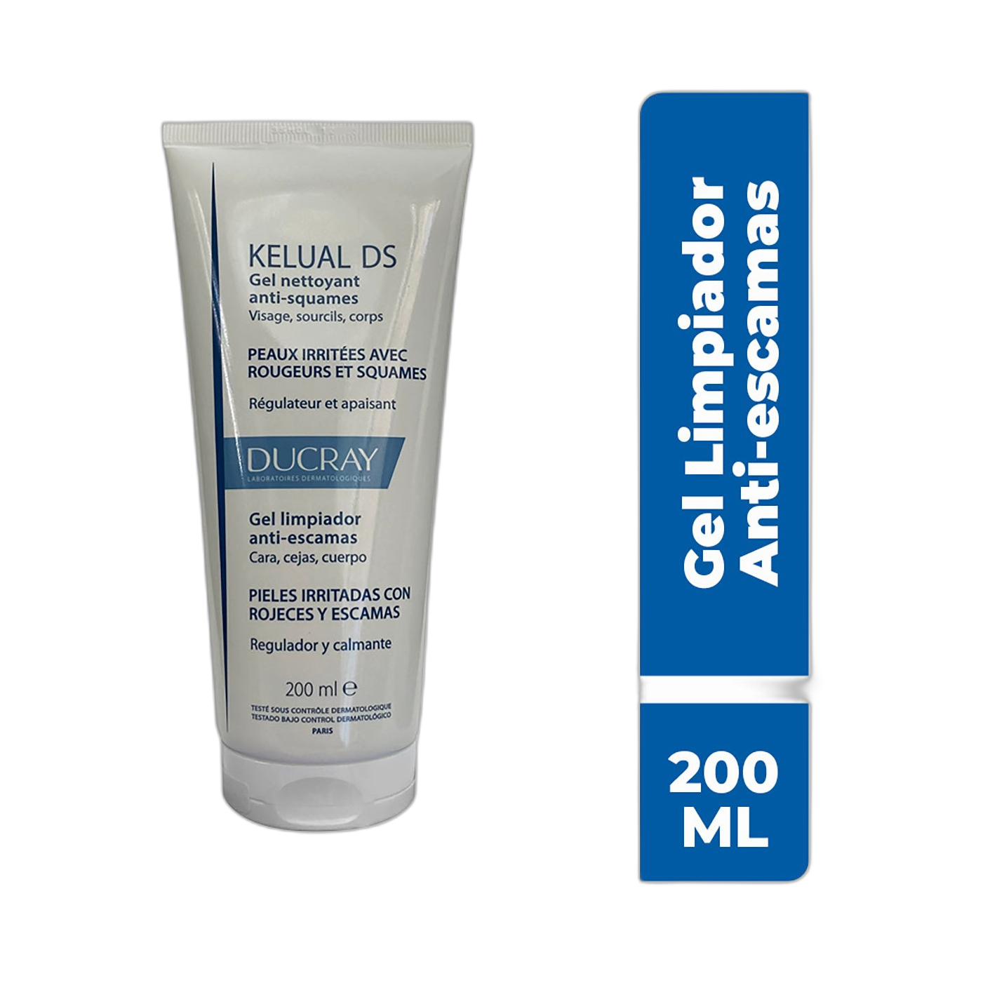 DUCRAY Kelual Ds gel limpiador 200ml (fondo limpio)