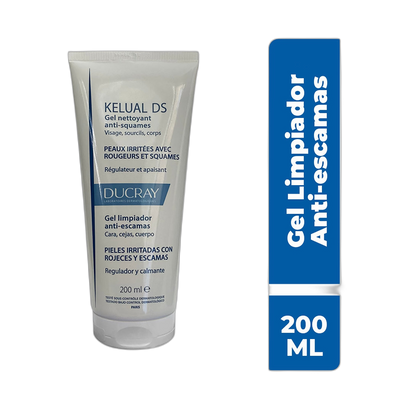 DUCRAY Kelual Ds gel limpiador 200ml (fondo limpio)