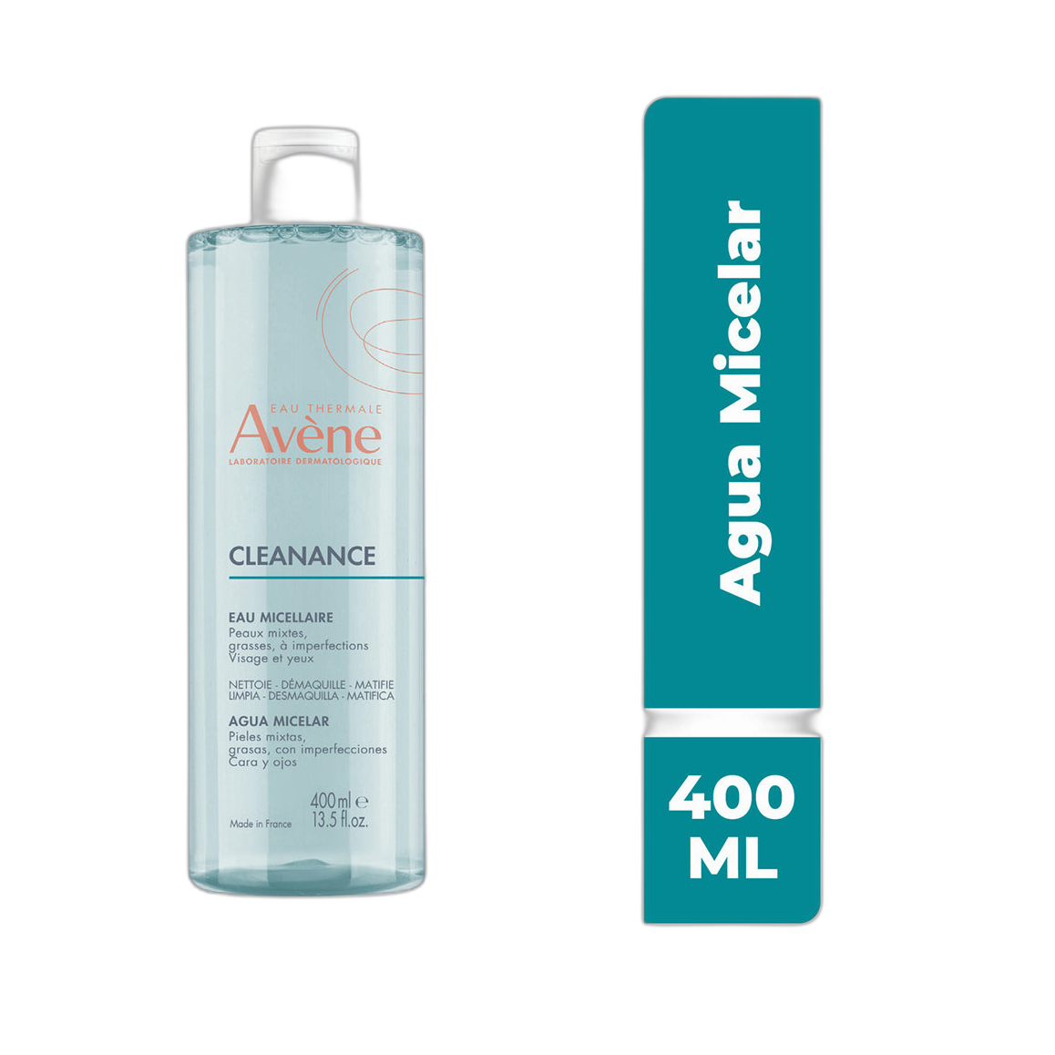 AVENE CLEANANCE Agua micelar 400ml (fondo limpio)
