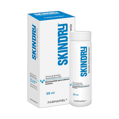 FARMAPIEL SKINDRY ANTITRANSPIRANTE (antes Drysol) (fondo limpio)