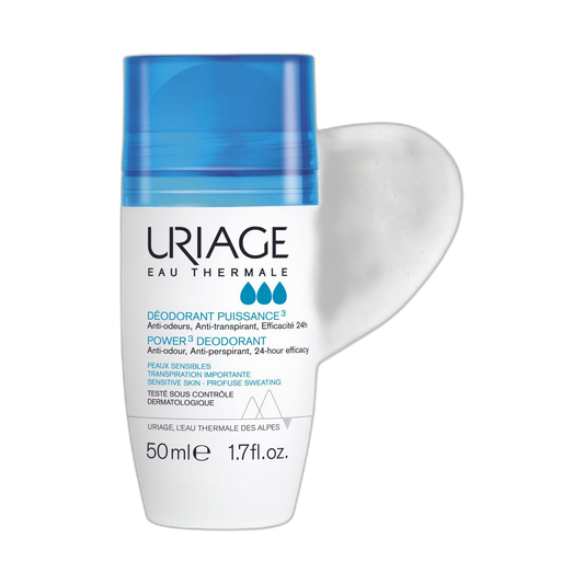 URIAGE Power3 desodorante roll-on 50ml (fondo limpio)