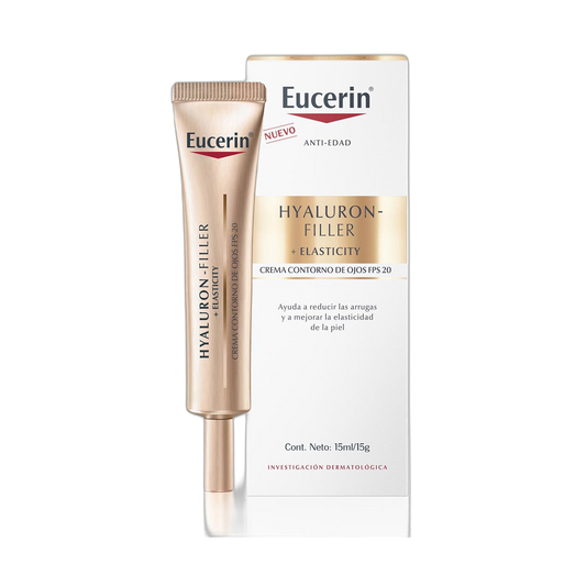 EUCERIN Hyaluron Filler+Elasticity contorno de ojos 15ml (fondo limpio)