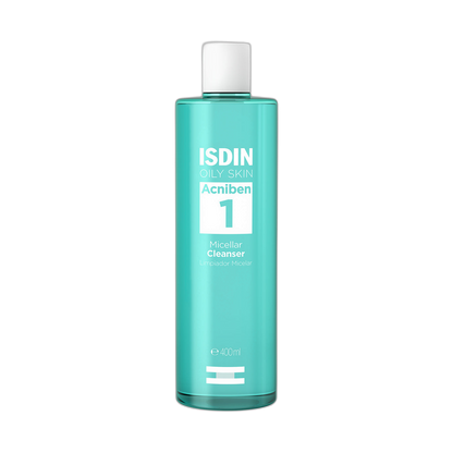 ISDIN Acniben micellar cleanser 400ml (fondo limpio)