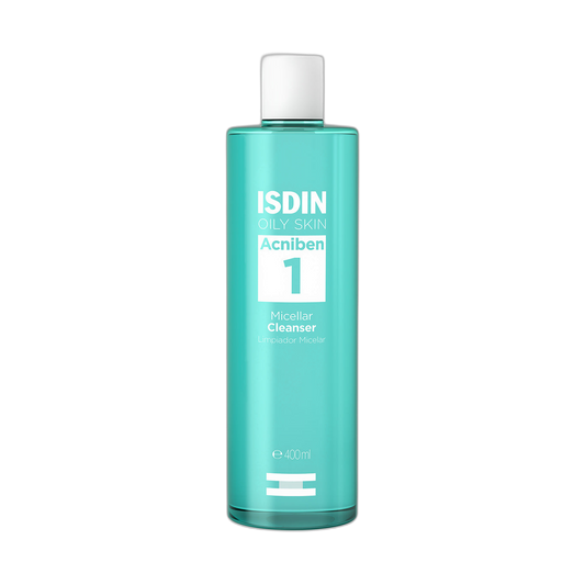 ISDIN Acniben micellar cleanser 400ml (fondo limpio)