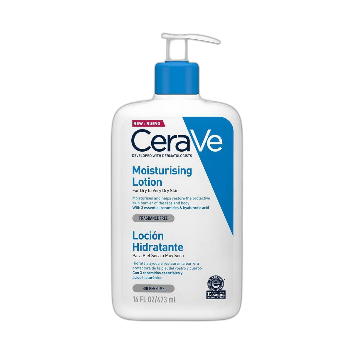 CERAVE Loción hidratante 473ML (fondo limpio)