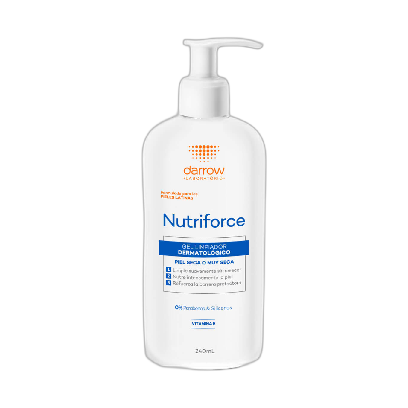 DARROW Nutriforce gel limpiador 240ml (fondo limpio)