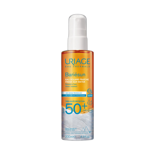 URIAGE  Bariesun Spf50+ agua solar 200ml (fondo limpio)