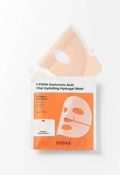 COSRX 5 PDRN Hyaluronic vital hydrogel mask 3pz