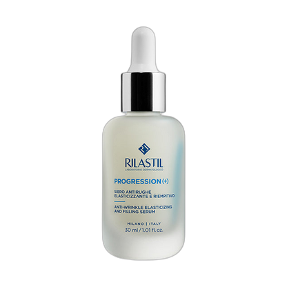 RILASTIL PROGRESSION (+) ANTI-WRINKLE ELASTICIZING AND FILLING SERUM 30ml (fondo limpio)