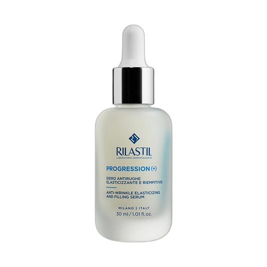 RILASTIL PROGRESSION (+) ANTI-WRINKLE ELASTICIZING AND FILLING SERUM 30ml (fondo limpio)