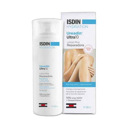 ISDIN UREADIN Ultra 10 loción plus 200ml (fondo limpio)