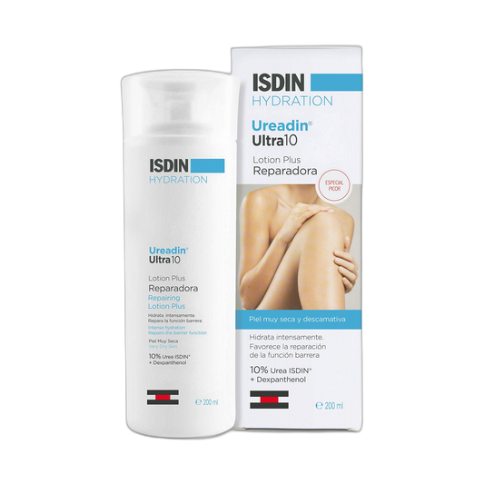 ISDIN UREADIN Ultra 10 loción plus 200ml (fondo limpio)