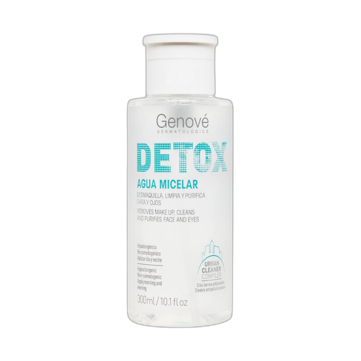 GENOVE Detox agua micelar 300ml (fondo limpio)