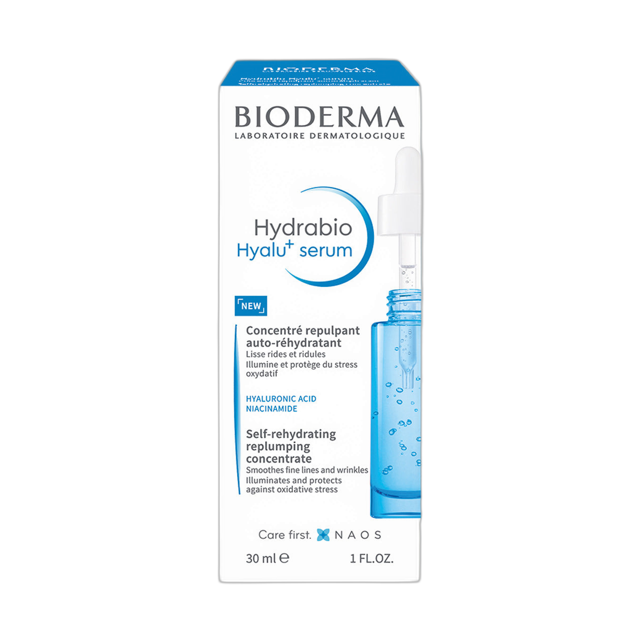 BIODERMA Hydrabio Hyalu+ serum 30ml (fondo limpio)