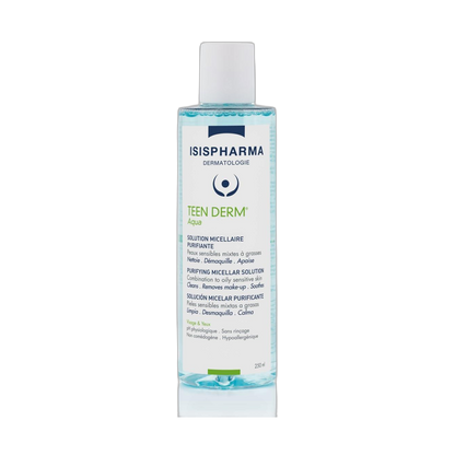 ISISPHARMA TEEN DERM Aqua micelar 250ml (fondo limpio)
