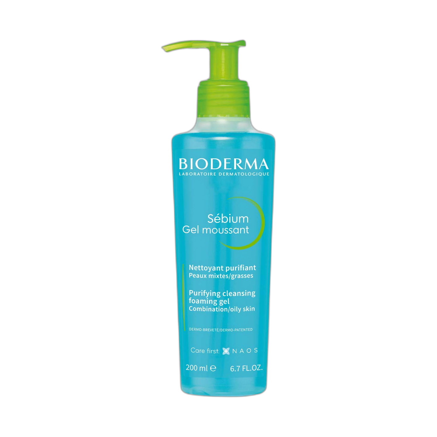 BIODERMA Sébium gel moussant 200ml (fondo limpio)