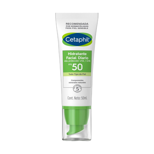Cetaphil Hidratante Facial Diario fps50 50ml (fondo limpio)