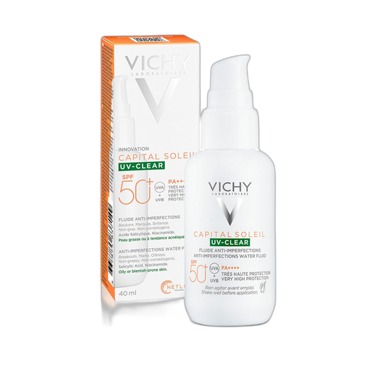 VICHY Capital Soleil uv-clear fps50+ 40ml (fondo limpio)