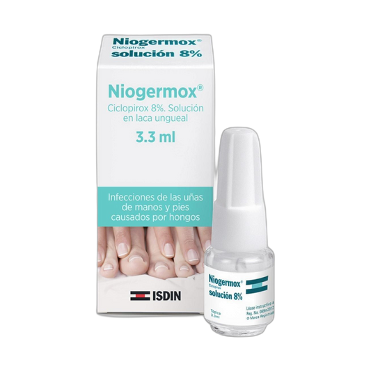ISDIN NIOGERMOX Sol 8 % 3.3ml (fondo limpio)