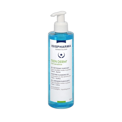 ISISPHARMA TEEN DERM Gel sensitive 250ml (fondo limpio)