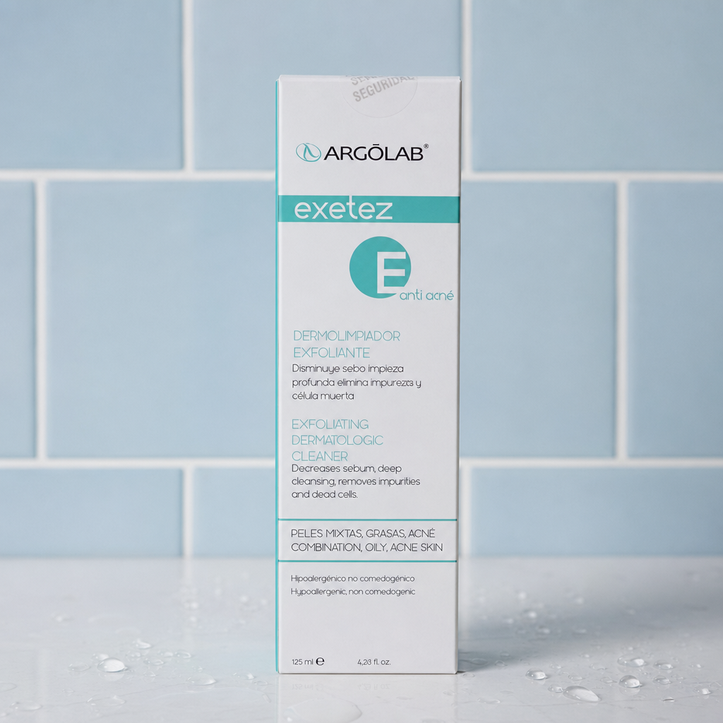 ARGOLAB Exetez E exfoliante 125ml — foto de ambiente limpiador facial | Supiel