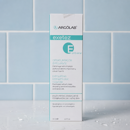 ARGOLAB Exetez E exfoliante 125ml — foto de ambiente limpiador facial | Supiel
