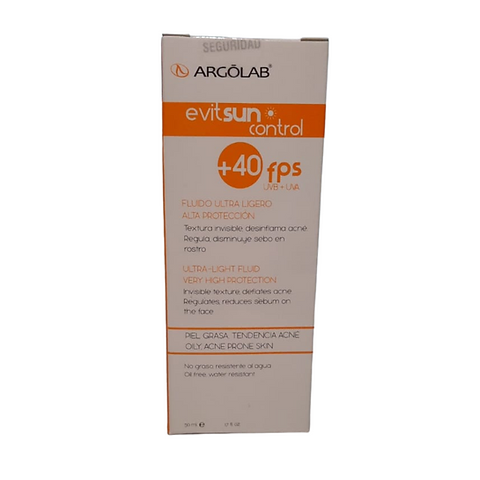 ARGOLAB Evitsun control FPS40+ anti-ancé 50ml