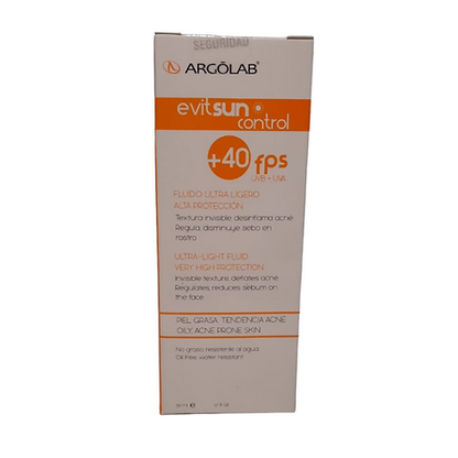 ARGOLAB Evitsun FPS40+ anti-ancé 50ml — vista 2 del producto protector solar