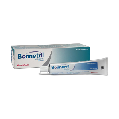 Glenmark Bonnetril Crema 1% Tubo 30 G (fondo limpio)