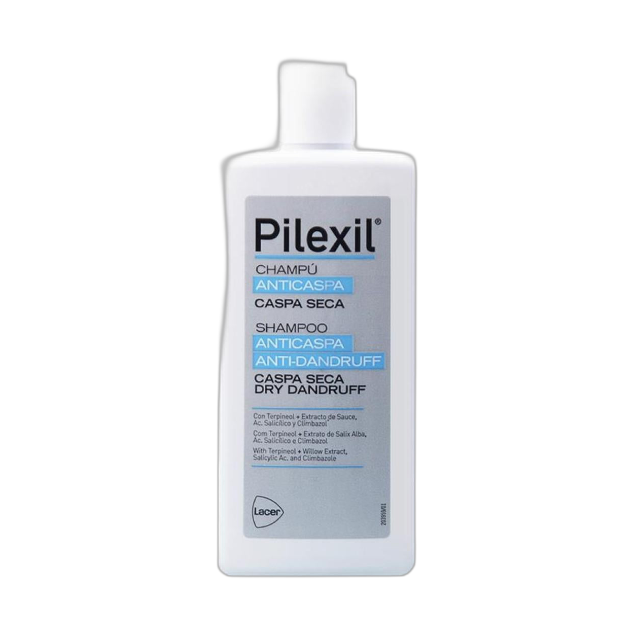 PILEXIL Shampoo anticaspa seca 300ml (fondo limpio)
