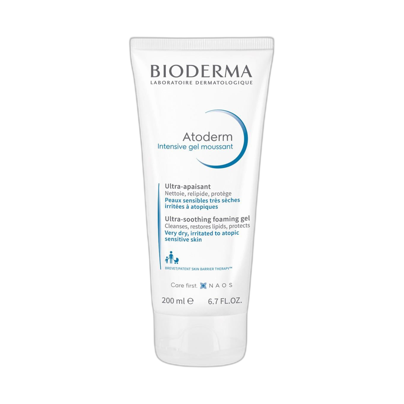 BIODERMA Atoderm Intensive gel moussant 200ml (fondo limpio)