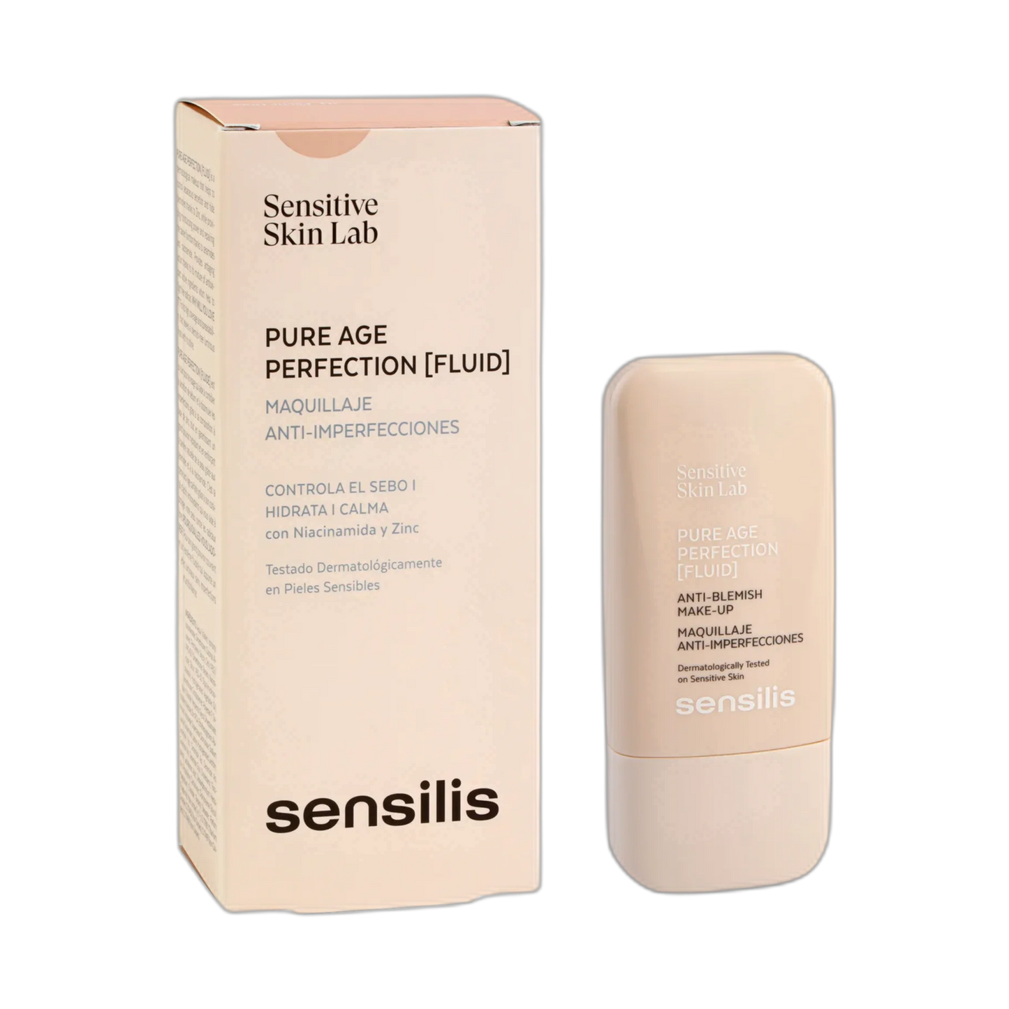 OUTLET SENSILIS SENSITIVE SKINLAB Pure Age Perfection [make-up] 30ml (Tono 02 Sand) (fondo limpio)