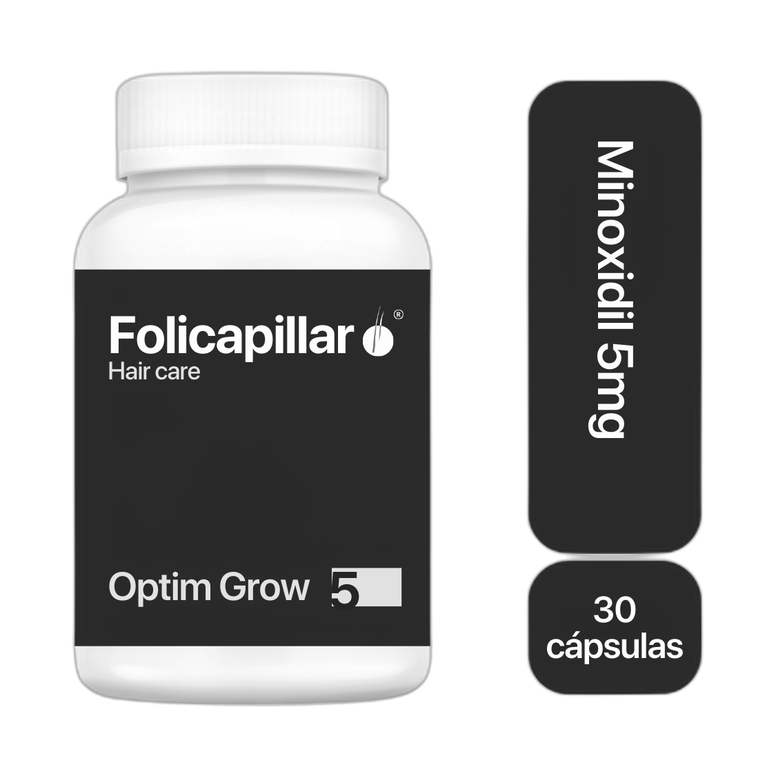 FOLICAPILLAR Minoxidil 5mg | 30 cápsulas — tratamiento anticaída de FOLICAPILLAR | comprar en Supiel