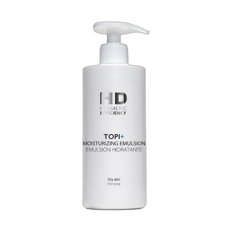 HD TOPI+ EMULSIÓN HIDRATANTE. 400 ml (fondo limpio)
