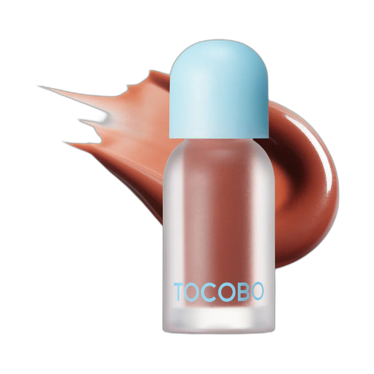 TOCOBO Juicy Berry plumping lip oil BITER BROWN 4gr (fondo limpio)
