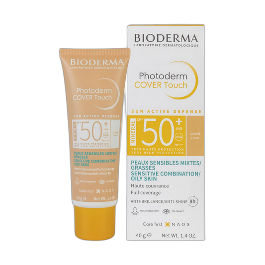 BIODERMA Photoderm COVER Touch spf50+ Tono claro 40ml (fondo limpio)