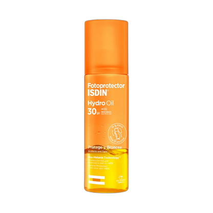 ISDIN Hydro Oil spf30 200ml (fondo limpio)