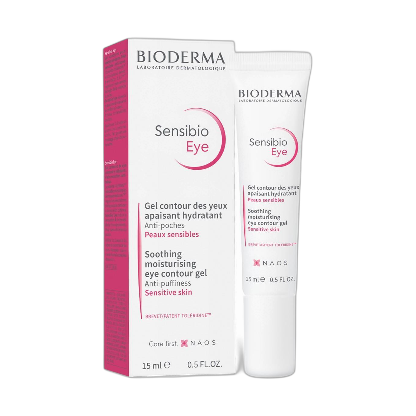 BIODERMA Sensibio contorno de ojos 15ml (fondo limpio)
