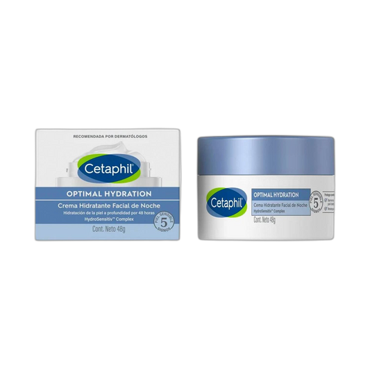 Cetaphil Optimal hydration crema de noche 48gr (fondo limpio)