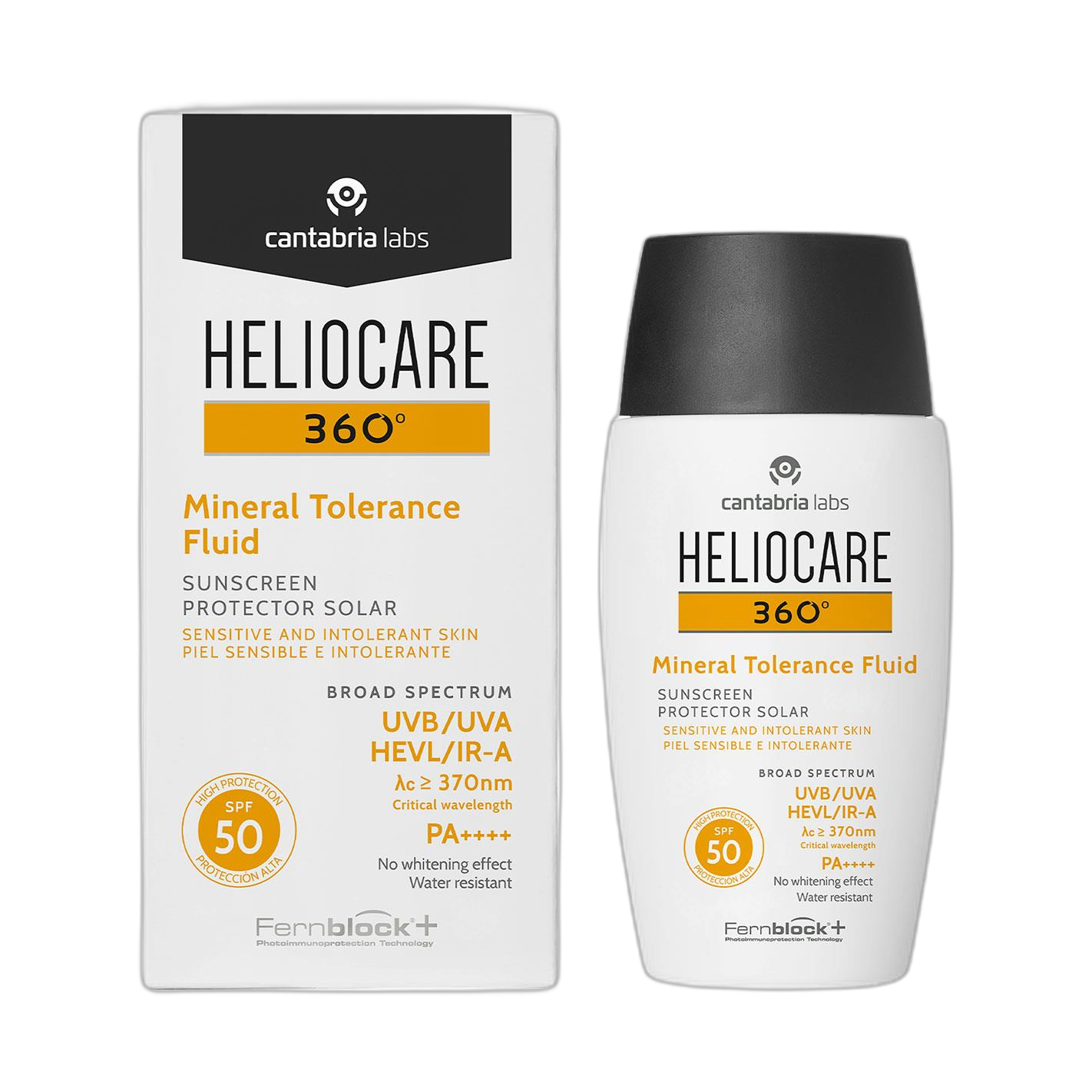 HELIOCARE 360 Mineral tolerance fluido FPS50+ 50ml (fondo limpio)