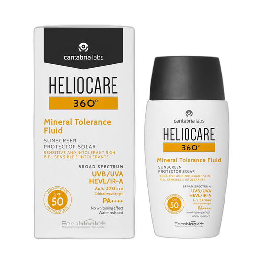 HELIOCARE 360 Mineral tolerance fluido FPS50+ 50ml (fondo limpio)