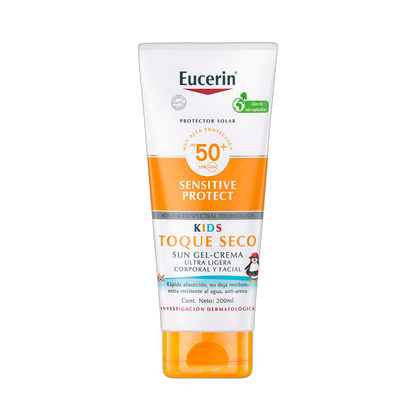 EUCERIN Sun kids gel crema spf50+ 200ml (fondo limpio)