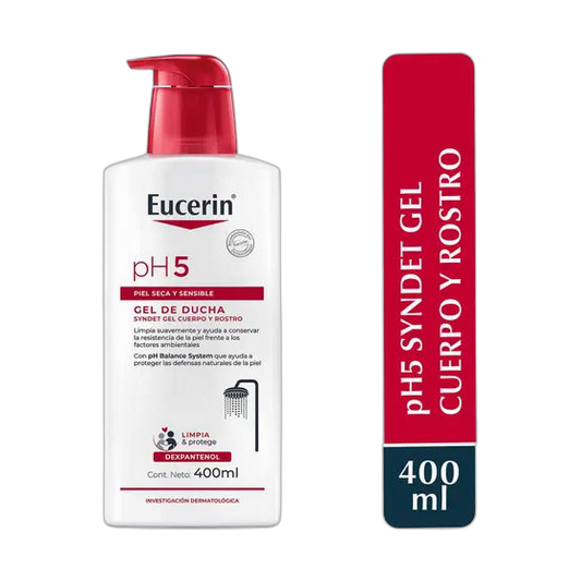EUCERIN pH5 Syndet gel 400ml (fondo limpio)