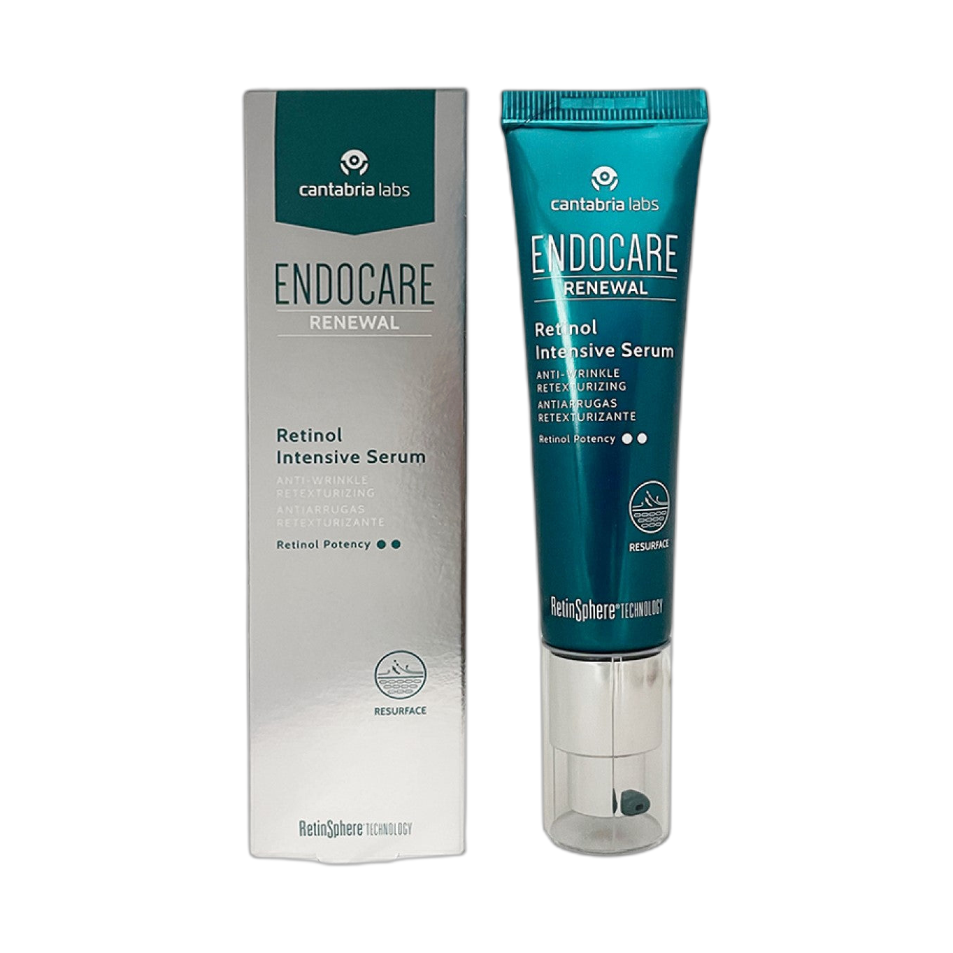 ENDOCARE renewal retinol intensive serum 30ml (fondo limpio)