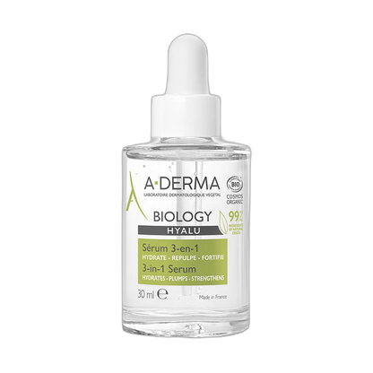ADERMA Biology Hyalu sérum 3 En 1 30ml (fondo limpio)