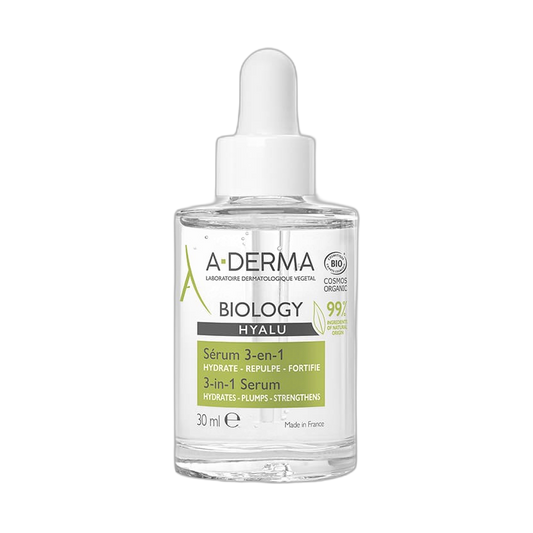 ADERMA Biology Hyalu sérum 3 En 1 30ml (fondo limpio)