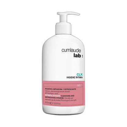 Cumlaude lab Gel Limpiador Higiene Intima CLX 500ml (fondo limpio)