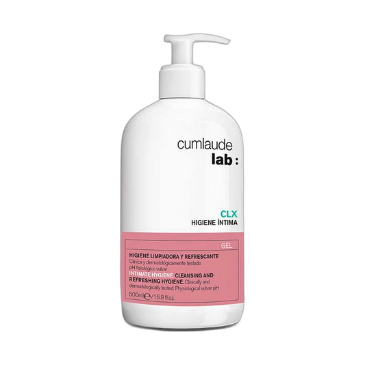 Cumlaude lab Gel Limpiador Higiene Intima CLX 500ml (fondo limpio)