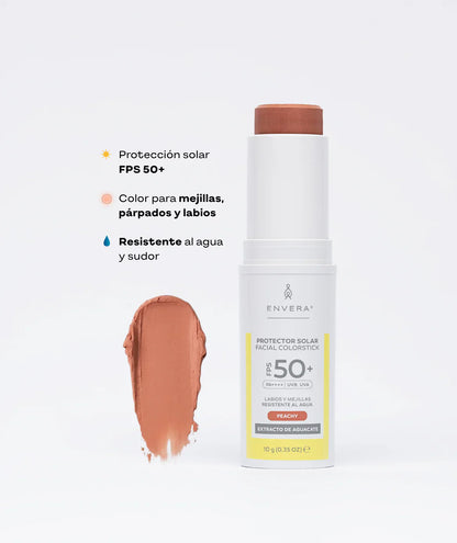 ENVERA Protector Solar en barra con color FPS 50+