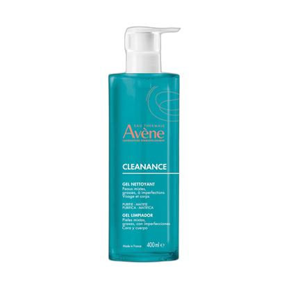 AVENE CLEANANCE Gel limpiador 400ml (fondo limpio)